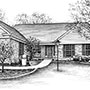 Ink drawing of home